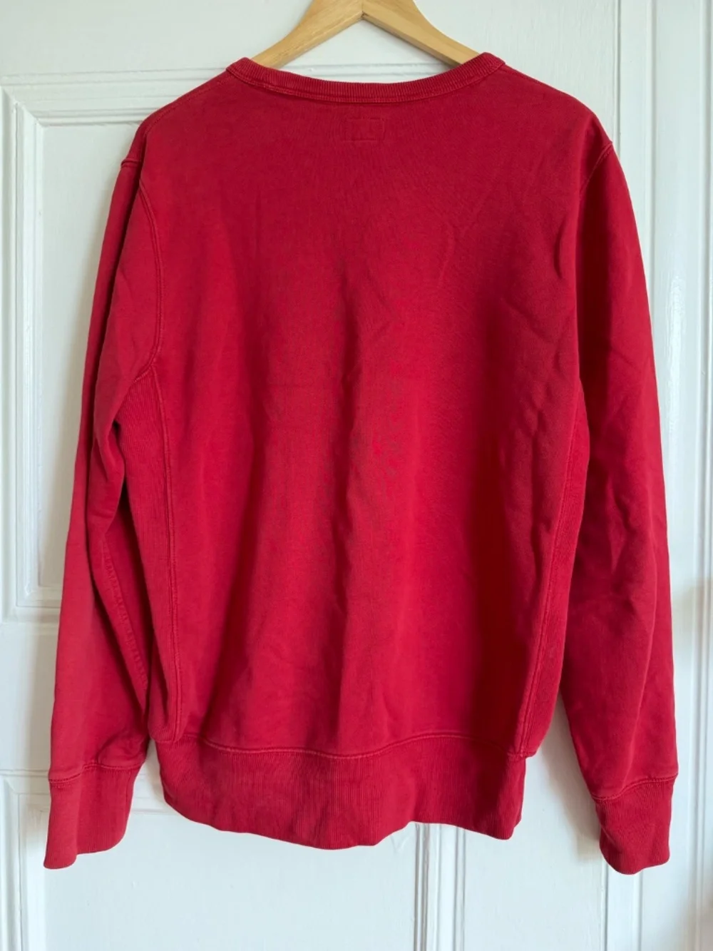 J.Crew Vintage-Style Red Crewneck Sweatshirt